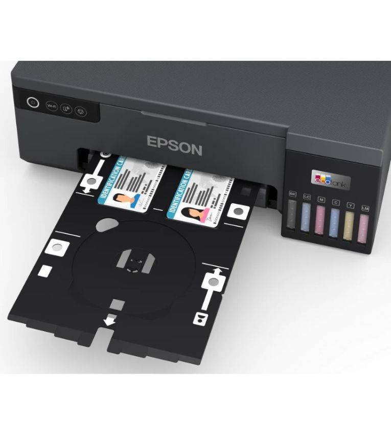 Imprimante Epson L8050 pour les Photo et cartes PVC, Recharge d'encre facile, impression sans fil, numérisation haute résolution, Impression Économique De Plus de 10 000 Pages